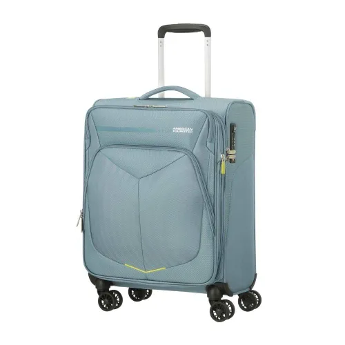 American Tourister walizka kabinowa poszerzana Summerfunk - metal grey