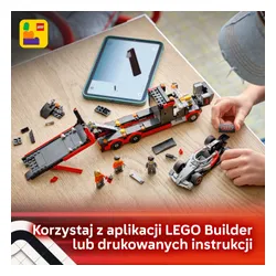 LEGO 60493 City Ciężarówka F1 z bolidem Audi F1