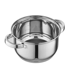 Garnek ze stali nierdzewnej z pokrywką FLORINA CLAUDE 2,6 l