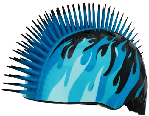 Kask rowerowy RASKULLZ Flame Hawk Niebieski dla Dzieci (rozmiar S)