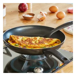 TEFAL Simple Cook 30 cm - patelnia tytanowa nieprzywierająca z sensorem smażenia