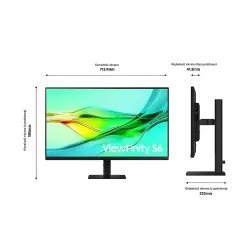 Monitor Samsung Viewfinity S6 S32D600EAU 32" 2K IPS 100Hz 5ms