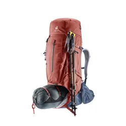 Plecak trekkingowy Deuter Aircontact X 60+15 SL damski - redwood/ink