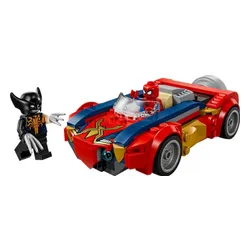 LEGO Super Heroes Marvel 76336 Spider-Man w samochodzie kontra zvenomowany Wolverine