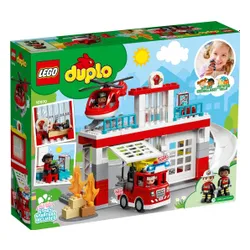 Конструктор Lego DUPLO пожарная часть и вертолет (10970)