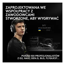 Myszka gamingowa Logitech G Pro X2 Superstrike Biały