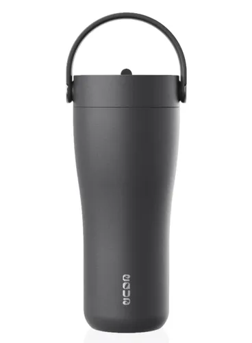 Kubek termiczny ze słomką EQUA Carry Cup 600 ml - black