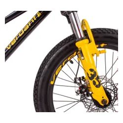 Rower dziecięcy SUN BABY Verdant Calix 20 dla chłopca Czarno-złoty