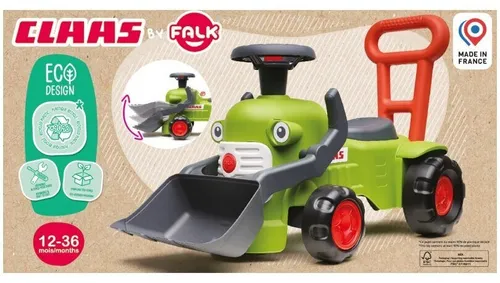 Jeździk Pchacz Traktorek Falk Class Dla Dziecka 1-3 Lat Przyczepka Łyżka