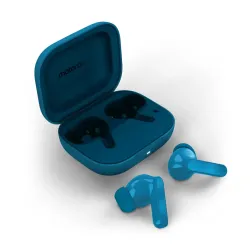 Słuchawki bezprzewodowe Motorola Moto Buds Bass Blue Jewel Dokanałowe Bluetooth 5.3 Niebieski