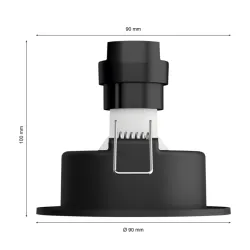 Oświetlenie punktowe Philips Hue White Ambiance Milliskin 3 szt. Srebrny