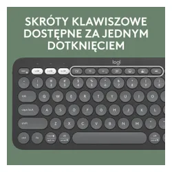 Klawiatura membranowa Logitech Pebble Keys 2 K380s - grafitowy