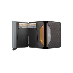 Mały portfel RFID Secrid Slimwallet Optical - grey / yellow