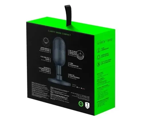 Mikrofon Razer Seiren V3 Mini Black Przewodowy Pojemnościowy Czarny