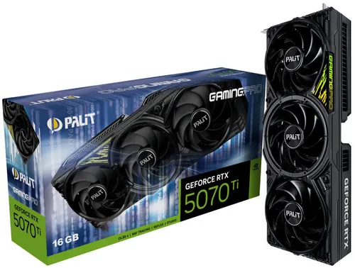 Karta graficzna PALIT GeForce RTX 5070 Ti GamingPro 16GB DLSS 4