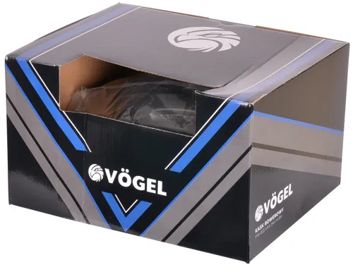 Kask rowerowy VÖGEL VKA-944 Czarny MTB z lampką (rozmiar L)