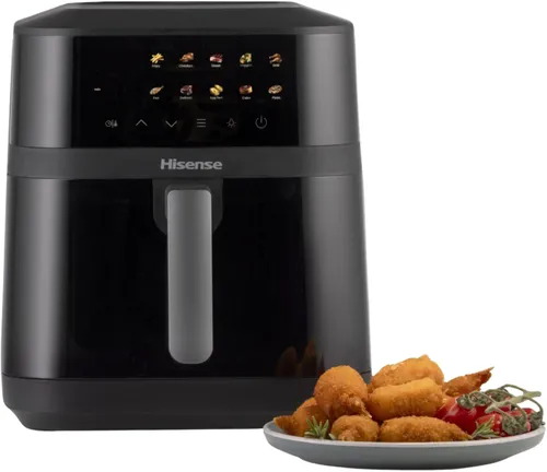 Air Fryer Frytkownica beztłuszczowa HISENSE HAF1800DCD 6.3l z okienkiem do obserwacji postępów gotowania