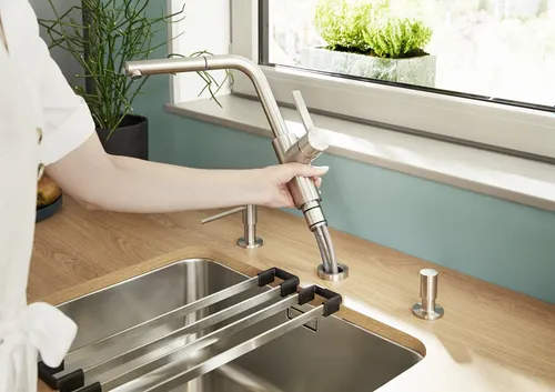 Bateria BLANCO Lanora-S-F 526180 Stal szczotkowana