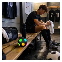 Głośnik Bluetooth Musicmate MM-SB40-B FootballWave LED 5W Czarny