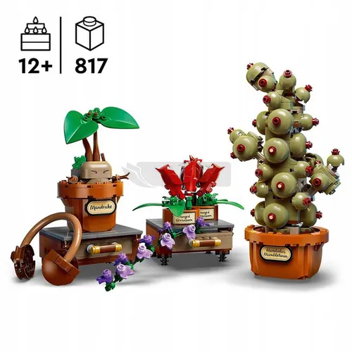 LEGO Harry Potter 76474 Rośliny z lekcji zielarstwa w Hogwarcie