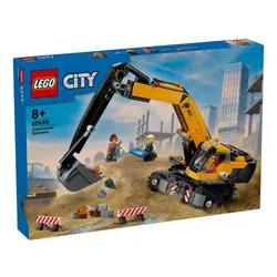 Конструктор LEGO City 60420 желтый экскаватор