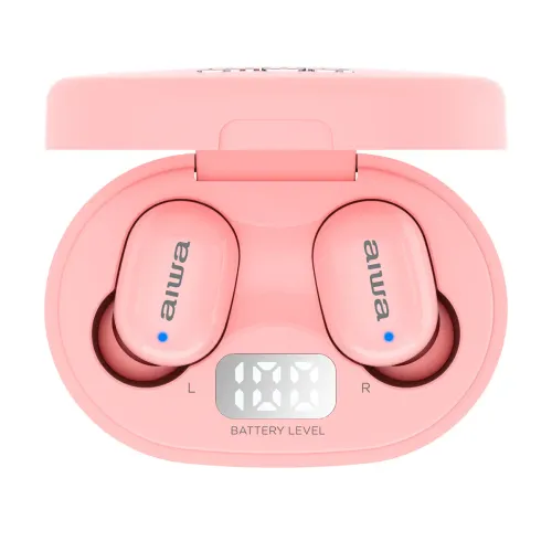 Słuchawki bezprzewodowe Aiwa EBTW-150PK Dokanałowe Bluetooth 5.0 Różowy