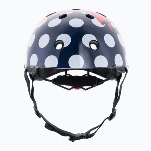Kask rowerowy dziecięcy Hornit PolkaDot navy/white/red
