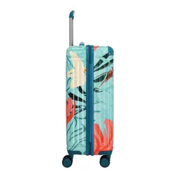 Чемодан Travelite Cruise Trolley M Print - turquoise lily