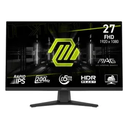 Monitor MSI MAG 272FDE 27" 1920x1080px IPS 200Hz 0.5 ms [GTG]