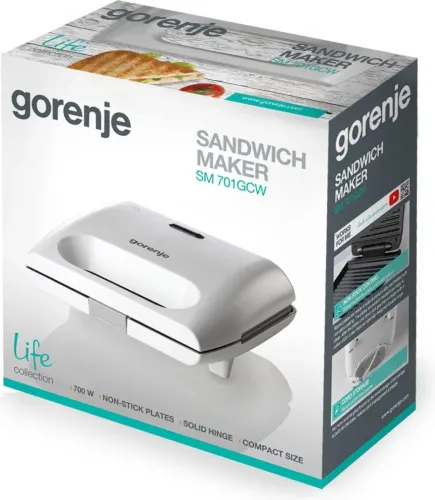 Opiekacz Gorenje SM701GCW Grill 700W
