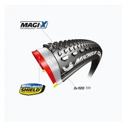 Opona rowerowa Michelin Power Gravel V2 TS TLR Competition Line 700 x 40C classic