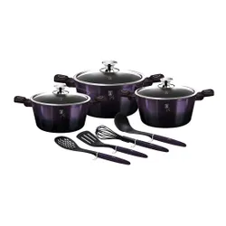 Zestaw garnków BERLINGER HAUS BH-7141 Purple (10 elementów)