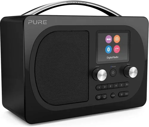 Radioodbiornik PURE Evoke H4 Prestige Radio FM DAB+ Bluetooth Czarny