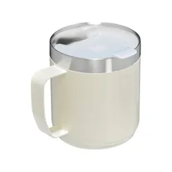 Kubek turystyczny z pokrywką Stanley Classic Legendary Camp Mug 0,35 l - cream gloss
