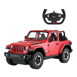 Jeep Wrangler JL R/C skala 1:14 Rastar 79400  samochód sterowany czerwony