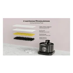 Poidełko bezprzewodowe fontanna dla kota i psa z czujnikiem ruchu SAVE B-9