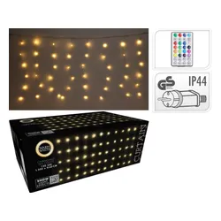 Kurtyna dekoracyjna CHRISTMAS DECORATION 232135 120 LED Sieciowe 3 m Biały