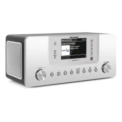 Radioodbiornik TechniSat DigitRadio 574 IR Radio FM DAB+ Internetowe Bluetooth Srebrny