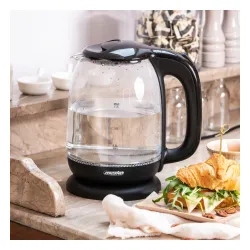 Czajnik elektryczny bezprzewodowy szklany MESKO MS 1302B 1,7 l