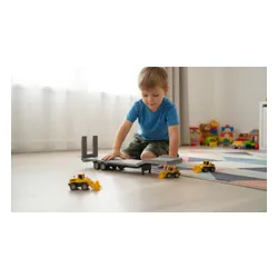 Zdalnie sterowany samochód COIL przyczepa naczepa do Scani skala 1:18