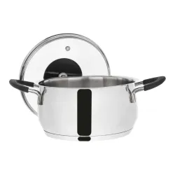 Garnek ze stali nierdzewnej z pokrywką DALIE STEEL 1,8 l