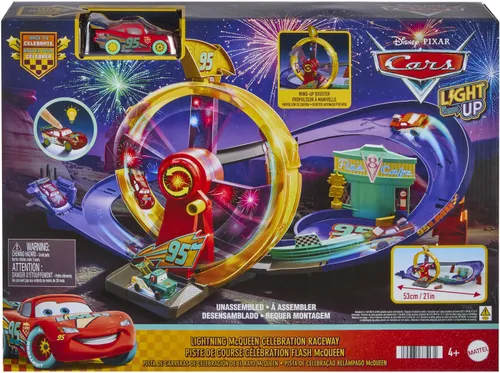 Tor MATTEL Disney Pixar Cars Auta Odjazdowe Świętowanie Zestaw JMT57