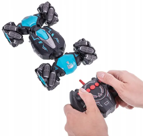Samochód RC Twister 4x4 sterowany gestami I pilotem 2,4 GHz, terenowy, niebieski lub pomarańczowy