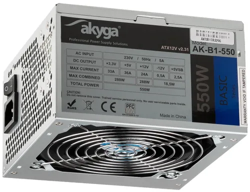 Zasilacz AKYGA AK-B1-550 550W