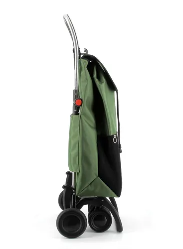 Cărucior de cumpărături pliabil Rolser I-Max Urban MF 4L TOUR - kaki