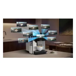 Автоматическая кофемашина Siemens EQ900 plus iAroma TQ925EZ3 холодный кофе ширина 31,5cm