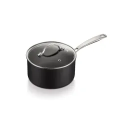 BRABANTIA Chrome 2 l czarny - rondel aluminiowy z pokrywką