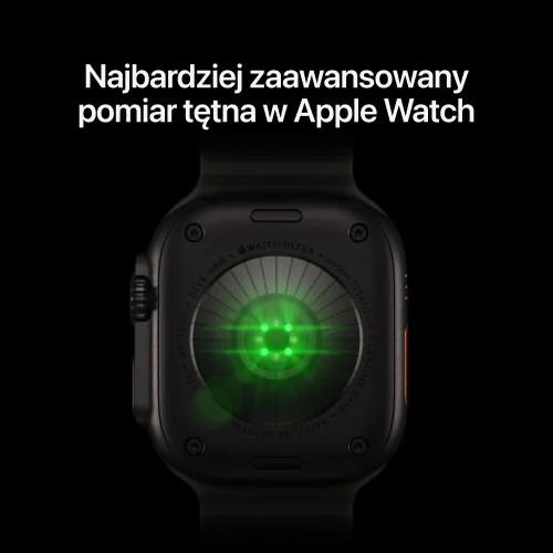 Apple Watch Ultra 4 GPS + Cellular koperta z tytanu czarny 49mm Opaska Trail w kolorze burgunda Rozmiar M/L