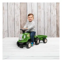 Falk Jeździk Traktor Z Przyczepą Birdy Farm Zielony 1-3 Lat