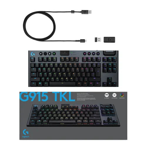 Logitech Klawiatura G915 TKL RGB Mechanical Linear 